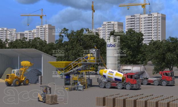 Бетонный завод QUICK BETON TWIN-35